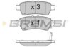 BREMSI BP3257 Brake Pad Set, disc brake